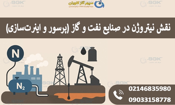 نقش نیتروژن در صنایع نفت و گاز (پرسور و اینرت‌سازی)