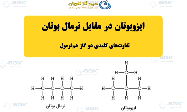 ایزوبوتان در مقابل نرمال بوتان .تفاوت‌های کلیدی دو گاز هم‌فرمول